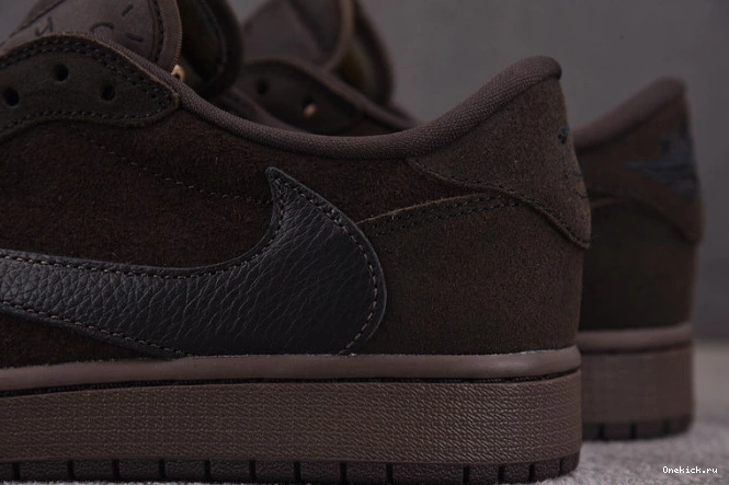 One Kick DM7866-202 Velvet OG Scott Travis Jordan 1 Air Low x Brown 0727